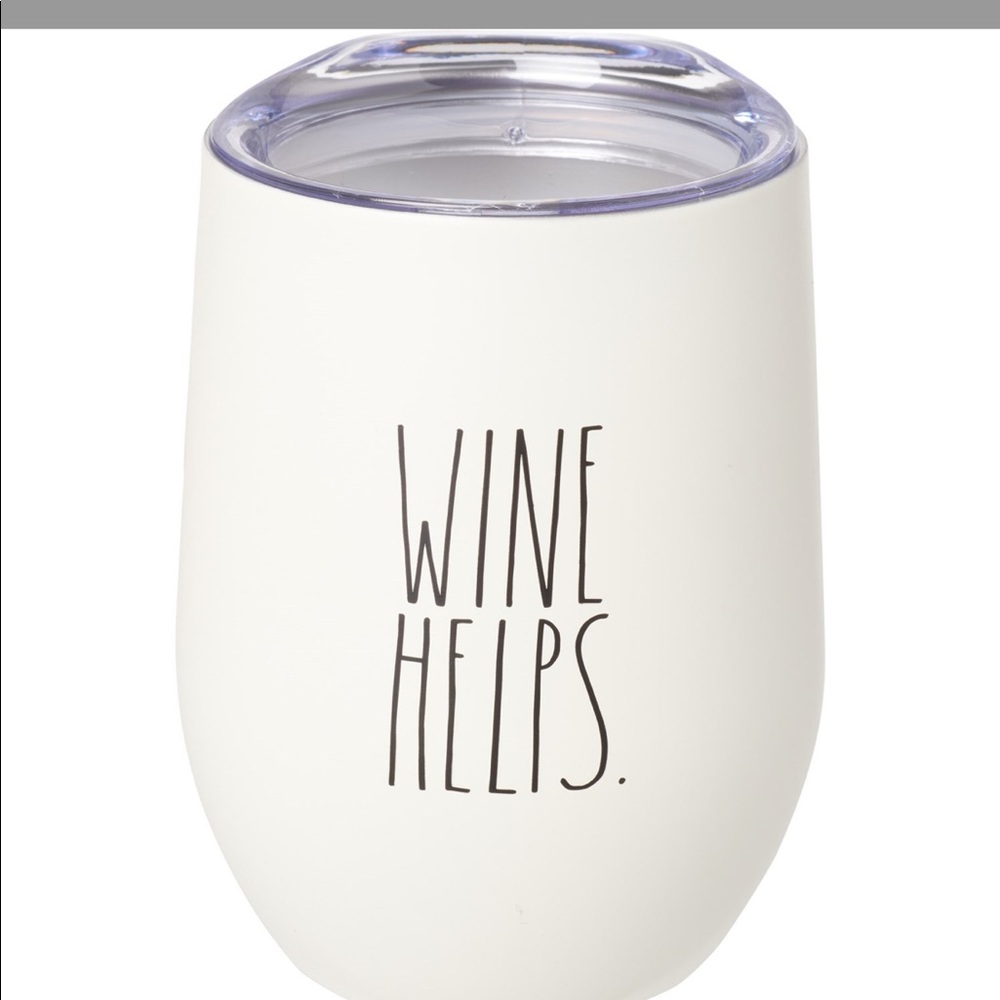 New🍷  Rae Dunn Wine Helps Outdoor Tumbler - 12 oz